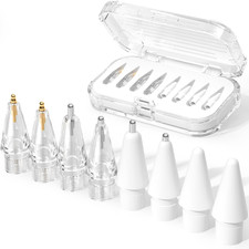 8 Pack Upgraded Replacement Tips for Apple Pencil Tips (White) picture