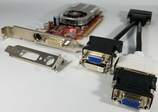 Barco AMD ATI FireMV MXRT 2150 DMS-59 DVI VGA Adapters Video Graphics Card Win 7 picture