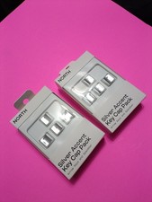Box of 12 Silver Metal Arrow & Spacebar Keycap Set for Mechanical Keyboard picture