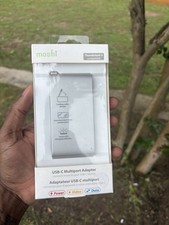 Moshi USB-C Multiport Adapter HDMI USB-A USB-C Portable Silver 1:3 picture