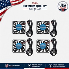 High Airflow 60mm Brushless USB Fans - 4-Pack for Raspberry Pi & Custom Projects picture