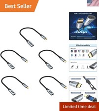 5-Pack 1FT USB C Extension Cable - 100W Fast Charging & 10Gbps Data Transfer picture