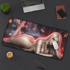 Lady Dimitrescu Resident Evil XXL Gaming Desk Mat Gothic Mouse Pad picture