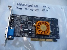 AU SELLER VINTAGE GPU GEFORCE2MX 400 VER:G 64MB SDR TV OUT 128BIT  -TESTED IN EC picture
