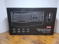 Keyboard Wireless and Mouse Combo MK399 Ergonomic Design 2.4G Full Size Wave picture