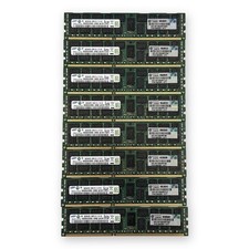 64GB (8x8GB) HP 500205-071 DDR3 PC3-10600R ECC REG 2Rx4 Samsung M393B1K70EB0 picture