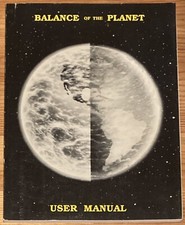 Balance of The Planet User Manual From 1990 Macintosh Game Chris Crawford picture