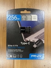 PNY - 256GB Elite-X Fit USB 3.1 Flash Drive - 200MB/s - Black picture