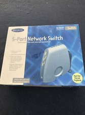 Belkin 5 port Network Switch 10/100BT ethernet Model F5D5130-5 Sealed Retail Box picture