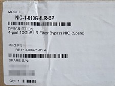 Riverbed Four-Port 10-GbE LR Fiber Bypass NIC NIC-1-010G-4LR-BP picture