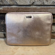 Kate Spade Rose Gold Metallic Laptop Sleeve picture