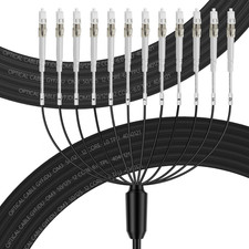 - OM3 LC to LC Outdoor Fiber Cable 12 Core, 12 Strands Multimode Fiber, OM3 Fibe picture
