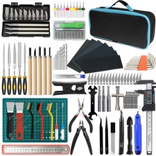 176 PCS 3D Printing Tool Kit - Nozzle Cleaning, Deburring, Digital Caliper & Smo picture