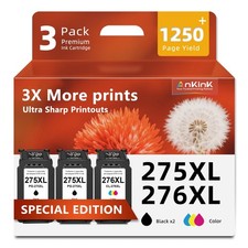 275XL 276XL 3-Pack Cartridge Replacement for Canon PG 275 CL 276 XL picture