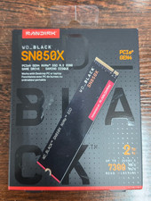 New SanDisk WD_BLACK SN850X 2TB PCIe Gen4 NVMe M.2 2280 SSD Storage in Box picture