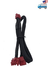1 set of 2x 6+2pin Sleeved Connector Cable for PowerSpec® PSX850GFM Power Supply picture