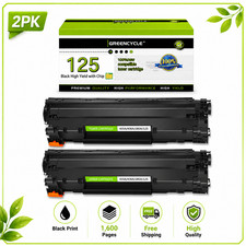 2X High Yield 125 Toner Cartridge for Canon ImageClass LBP6000 LBP6040 MF3010 picture