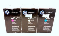 HP 641A Color (Cyan/Yellow/Magenta) Toner Cartridge Set picture
