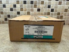 Lot of 50 Panduit CJ5E88TGWH Cat5e TX-5e Mini-Com Jack White Red picture