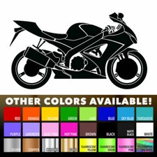 Motorcycle Bike VInyl Decal Sticker for Macbook Air Pro Laptop Car Window Decor picture