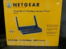 New Sealed NETGEAR Dual BAnd Wireless Access POINT 802.11 a+b: 2.4/5 GHz WAB102 picture