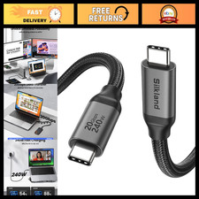 15FT USB C Display Cable, 8K@30Hz, 4K@144Hz/120Hz, High-Speed Monitor Connector picture