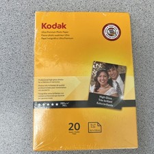 Kodak Photo Paper 5x7 Ultra Premium Unopened 20 sheets High Gloss Professional picture