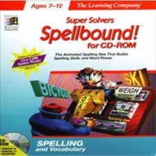 Super Solvers Spellbound PC MAC CD kids learn words spelling vocabulary game picture