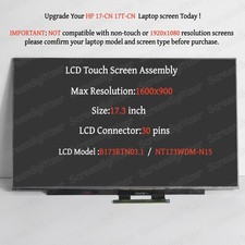 For HP 17-CN 17T-CN 17T-CN300 17-CN3625DS LCD Touch Screen NT173WDM-N15 Display picture