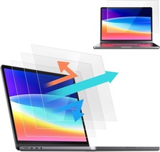 2 Pack Anti-Glare Blue Light Screen Protectors for 15.6 Inch Touch Laptops picture