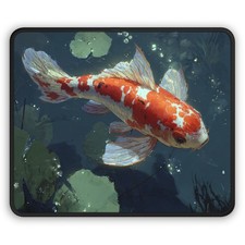 Koi Fish Pond Gaming Mouse Pad picture