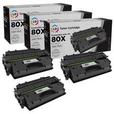 LD Products 3PK Replacement HP 80X Toner Cartridge CF280X 80A CF280A HY Black picture