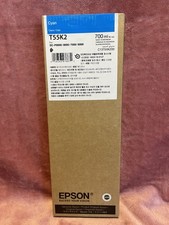 Genuine Epson Cyan Ink Cartridge T55K2 Date: October 2026 picture