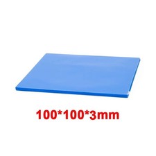 100 Pcs Blue Conductive Silicone Gelid Thermal Pad 100*100*0.5mm 100*100*1mm  picture