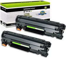 GREENCYCLE 2PK CE278A Toner Cartridge Fits For HP 78A LaserJet P1606dn M1536dnf picture