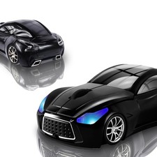 elec Space Wireless Mouse，Cool Sport Car Shape Computer Mouse Black picture