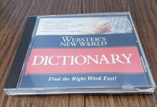 Webster’s New World Dictionary & Thesaurus CD-Rom Windows 95 picture