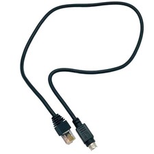 High Quality Mini 6 Pin DIN Male to Male Ethernet Cable Connector RJ-45 picture