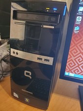 HP Compaq 500B PC Desktop Win 7 Pentium Dual Core 2.7Ghz 4GB Ram 289GB HDD Works picture