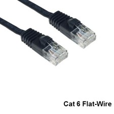 Kentek 15ft Flat CAT6 UTP Patch Cord 32AWG 550MHz Pure Copper Network Ethernet picture