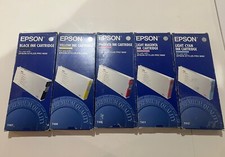 Lot of 5 New OEM Epson T407 T408 T409 T411 T412 Ink Cartridge fo Stylus Pro 9000 picture