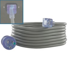 Conntek 15 Ft Medical Grade Power Cord, 13A NEMA 5-15P to Down Angle IEC C13 picture