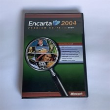 Microsoft Encarta Premium Suite 2004 (PC, 2003) - Complete 4-CD Set Vintage Tech picture