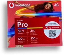 Ukraine starter package for mobile communication and Internet Vodafone sim card picture