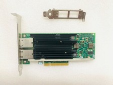Genuine INTEL CONVERGED DUAL PORT NETWORK ADAPTER X540-T2 X540T2 BOTH BRACKETS picture