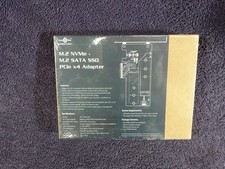 VANTEC UGT-M2PC200 M.2 NVMe + M.2 SATA SSD PCIe x4 Adapter New Sealed picture