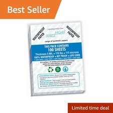 HIGHH IMAGE Waterproof Paper 8.5 x 11 - 100 Sheets picture