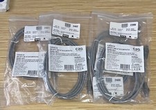Lot of 4 C2G C2G30116 6FT/1.8M CAT6A SLIM PATCH 28AWG GRAY picture