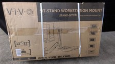 Vivo Sit Stand Workstation Mount White picture