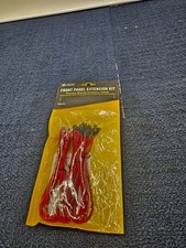 (QTY 2) Corsair Front Panel Extension Assembly Sleeved Accessory Cables 30cm Red picture